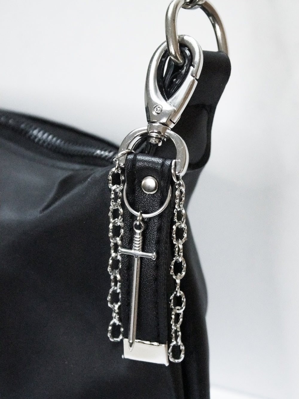Charm Kodomoskai à accrocher sur les sac, fait à la main en acier inoxydable