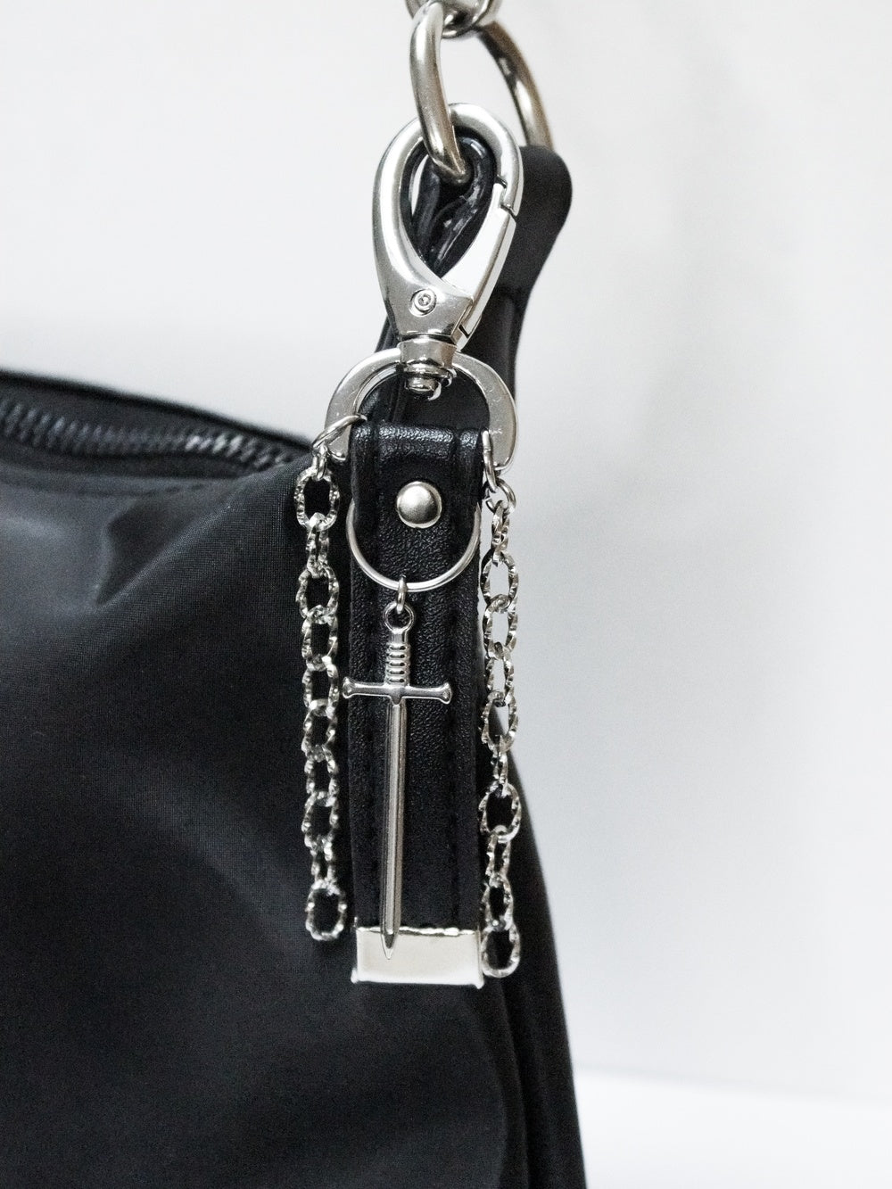 Charm Kodomoskai à accrocher sur les sac, fait à la main en acier inoxydable