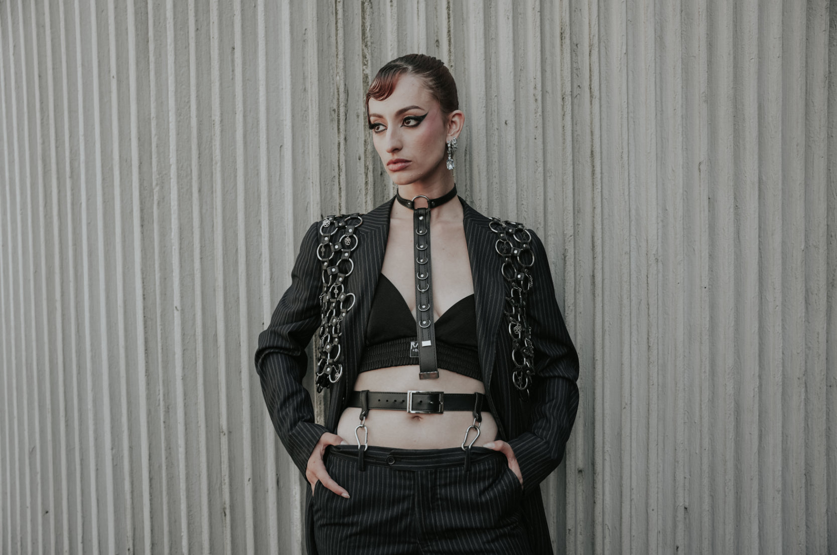 Cravate en similicuir Kodomoskai